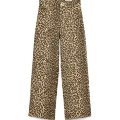 Vero Moda dame jeans VMTESSA - Silver Mink LEOPARD Discount