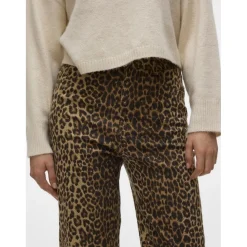 Vero Moda dame jeans VMTESSA - Silver Mink LEOPARD Discount
