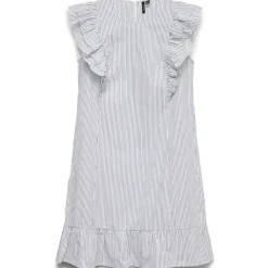 Vero Moda DAME KJOLE VMAILA - Snow White Black Clearance