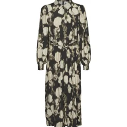 Vero Moda dame kjole VMCELINA - Black Graphic Hot