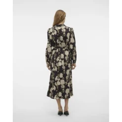 Vero Moda dame kjole VMCELINA - Black Graphic Hot