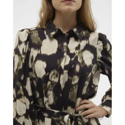 Vero Moda dame kjole VMCELINA - Black Graphic Hot
