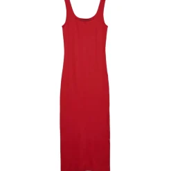 Vero Moda dame kjole VMCHLOE - Fiery Red Clearance