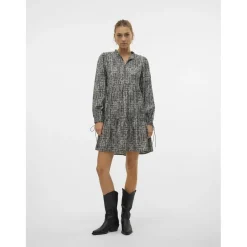 Vero Moda dame kjole VMNORELL - Black LUIS Best