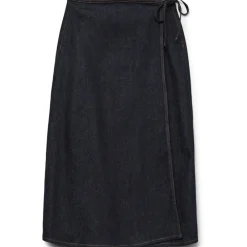 Vero Moda DAME NEDERDEL AWBELLA - Dark Denim RINSE Online