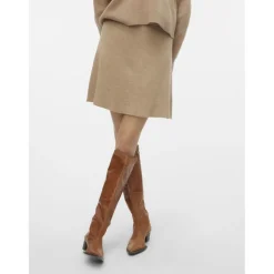 Vero Moda dame nederdel VMGOLD - Silver Mink W. MELANGE Online