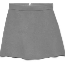 Vero Moda DAME NEDERDEL VMSABA - Medium grey melange Sale