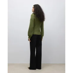 Vero Moda Dame Pullover Awulla - calliste green Hot