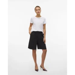 Vero Moda DAME SHORTS AWPASSI - Black Clearance
