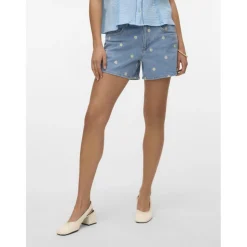 Vero Moda DAME SHORTS VMTESS - Light Blue Denim Clearance