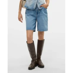 Vero Moda dame shorts VMVILLA - Light Blue Denim Discount