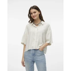Vero Moda dame skjorte VMLINN - Snow White Olga moon rock Online