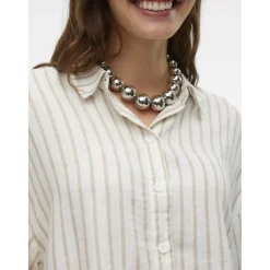 Vero Moda dame skjorte VMLINN - Snow White Olga moon rock Online