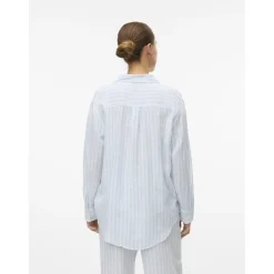 Vero Moda dame skjorte VMLINN - Snow White Olga Airy Blue Sale