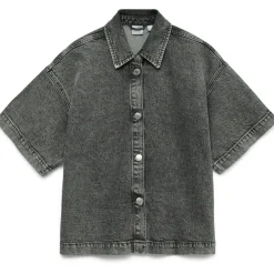 Vero Moda DAME SKJORTE VMTESSA - Medium Grey Denim Clearance