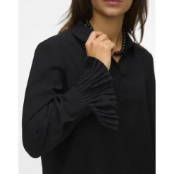 Vero Moda Dame Skjorte VMPlissi - Black Clearance