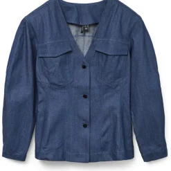 Vero Moda dame skjorte VMCARLA - Blue Indigo Hot