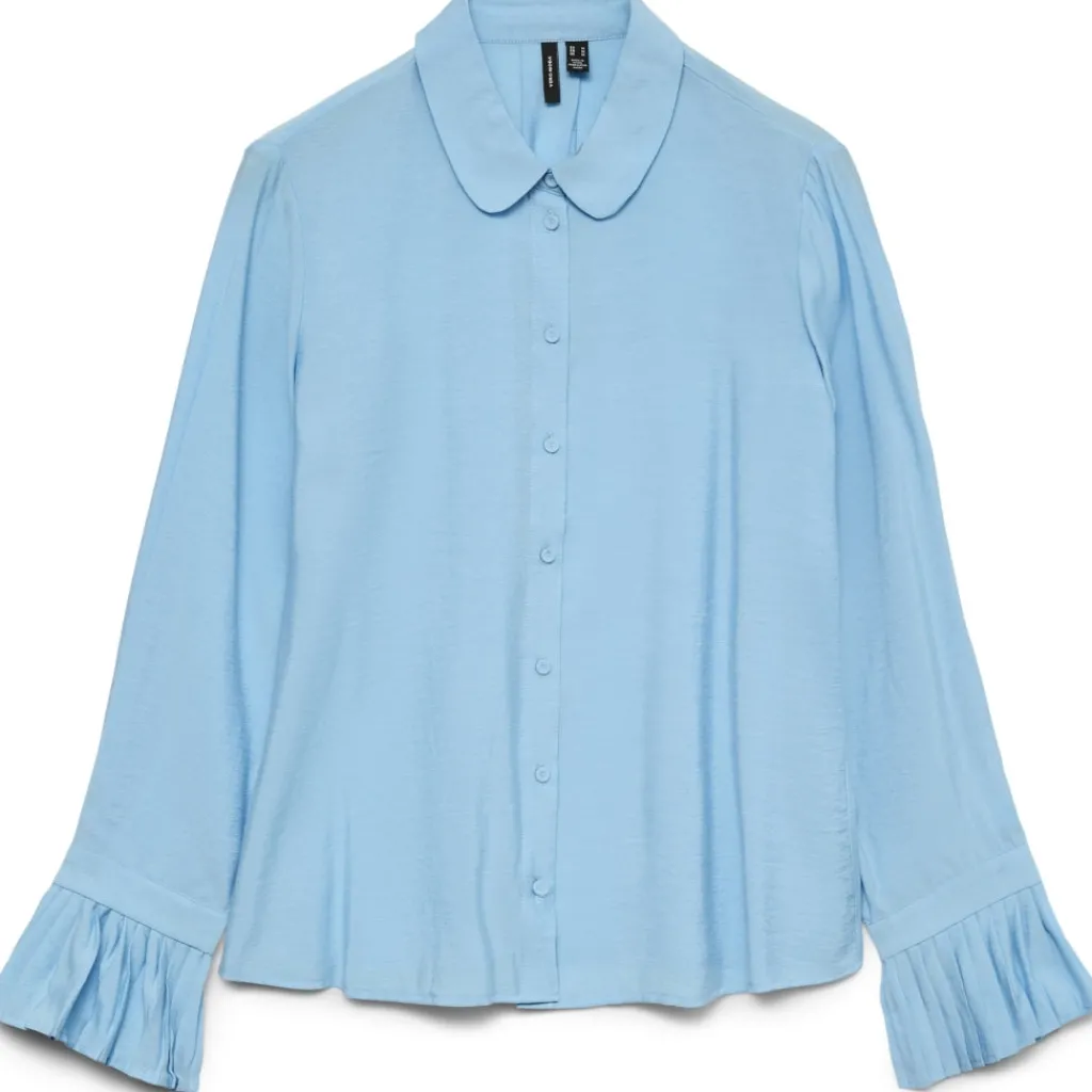 Vero Moda Dame Skjorte VMPlissi - Alaskan Blue New