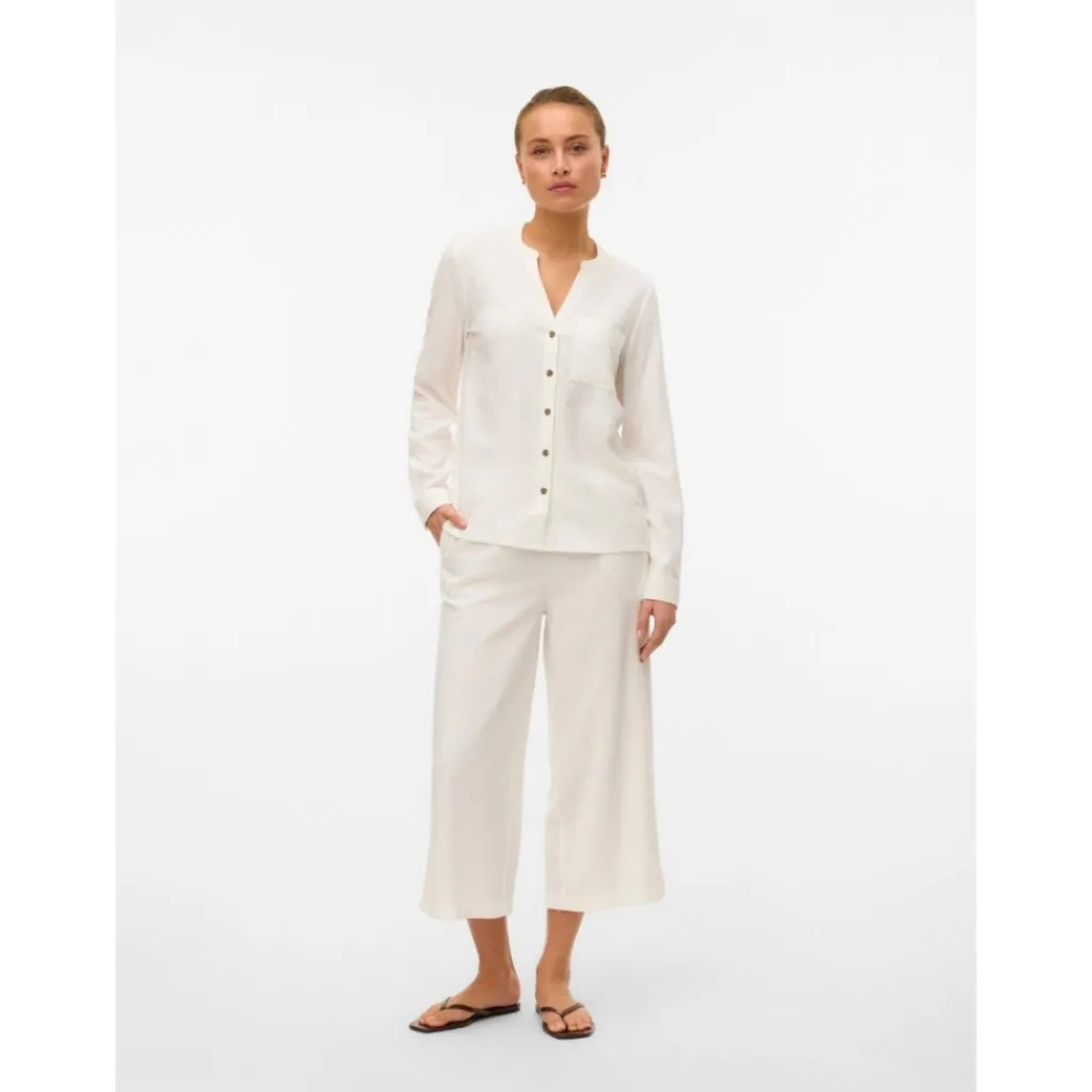 Vero Moda dame skjorte VMMYMILO - Snow white Hot
