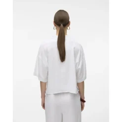Vero Moda dame skjorte VMLINN - Snow white Clearance