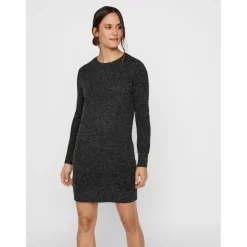 Vero Moda dame strik kjole VMDOFFY - Black Online