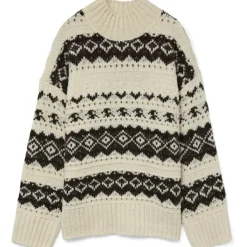 Vero Moda dame strik trøje VMAMPLE - Birch chocolate torte Clearance