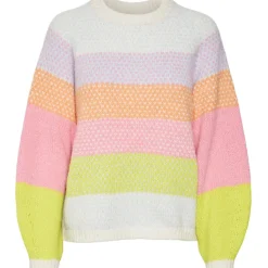 Vero Moda dame strik VMCRUZ - Birch W. SKYWAY/TANGERINE/SACHET/SULPHUR