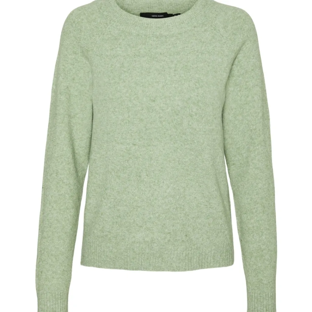 Vero Moda dame strik VMDOFFY - Forest Shade MELANGE Discount