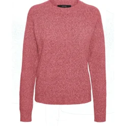 Vero Moda dame strik VMDOFFY - Ribbon Red Detail:W. White Melange Clearance