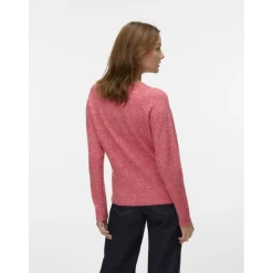 Vero Moda dame strik VMDOFFY - Ribbon Red Detail:W. White Melange Clearance