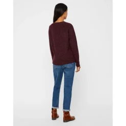 Vero Moda dame strik VMDOFFY - Winetasting Detail:MELANGE New