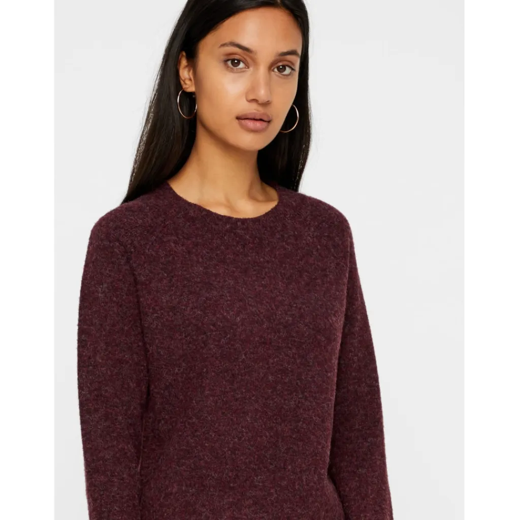 Vero Moda dame strik VMDOFFY - Winetasting Detail:MELANGE New