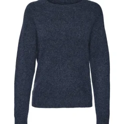 Vero Moda dame strik VMDOFFY - Navy blazer w. black melange Clearance