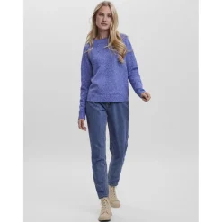 Vero Moda dame strik VMDOFFY - Surf the web detail: Melange Outlet