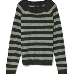 Vero Moda dame strik VMDOFFY - Peat Stripes:W. LAUREL WREATH Discount
