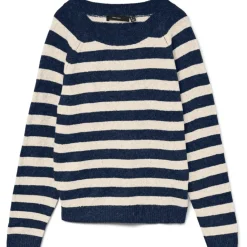 Vero Moda dame strik VMDOFFY - Navy Blazer Birch New