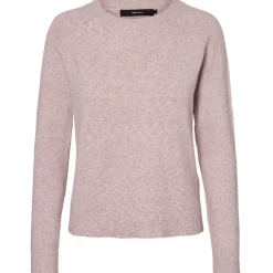 Vero Moda dame strik VMDOFFY - Woodrose Melange Online