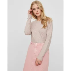 Vero Moda dame strik VMDOFFY - Woodrose Melange Online
