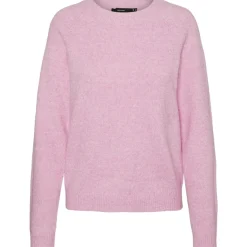 Vero Moda dame strik VMDOFFY - Fuchsia Pink MELANGE