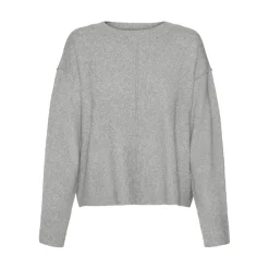Vero Moda dame strik VMESTI - Light Grey Melange Outlet