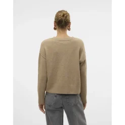 Vero Moda dame strik VMESTI - Silver Mink Melange Online