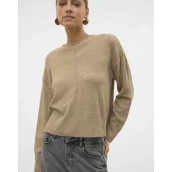 Vero Moda dame strik VMESTI - Silver Mink Melange Online