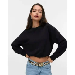 Vero Moda DAME SWEATSHIRT VMVIANA - Black Outlet