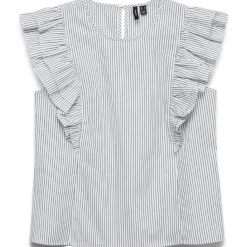 Vero Moda DAME TOP VMAILA - Snow White Black New