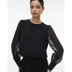 Vero Moda dame top VMALVA - Black Online