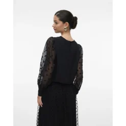 Vero Moda dame top VMALVA - Black Online