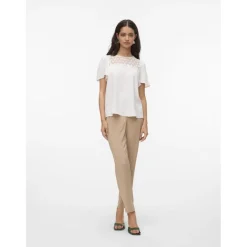 Vero Moda dame top VMALVA - Cloud Dancer Online
