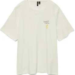 Vero Moda DAME TOP VMAYA CATY - Snow White Lemonade Clearance