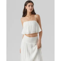 Vero Moda dame top VMFELICIA - Bright White Best