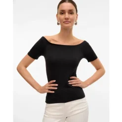 Vero Moda dame top VMFIONA - Black Clearance